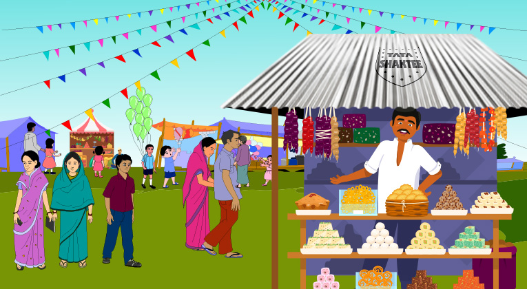 Galvanized Sheets for Festival Booths and Stalls - Tata Shaktee