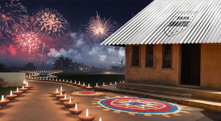 Benefits of Using Galvanized Roofing Sheets During Diwali - Tata Shaktee